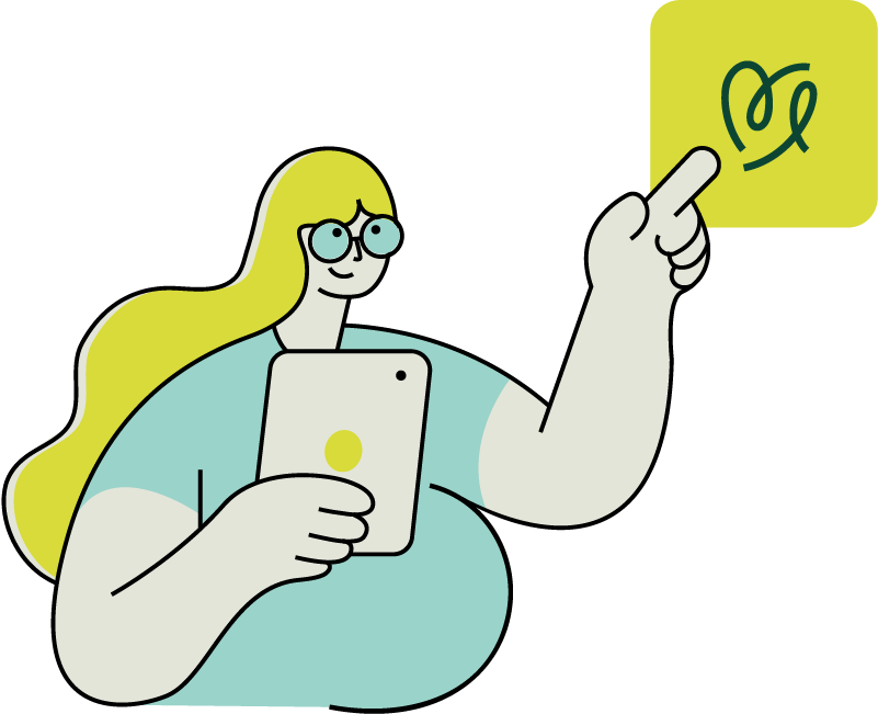 Ilustração colorida representando a BioHub Solutions e o cuidado integrado em saúde